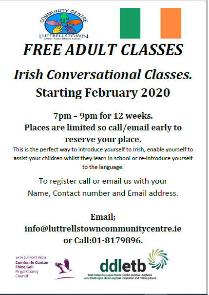 FREE Adult Irish Conversational Classes