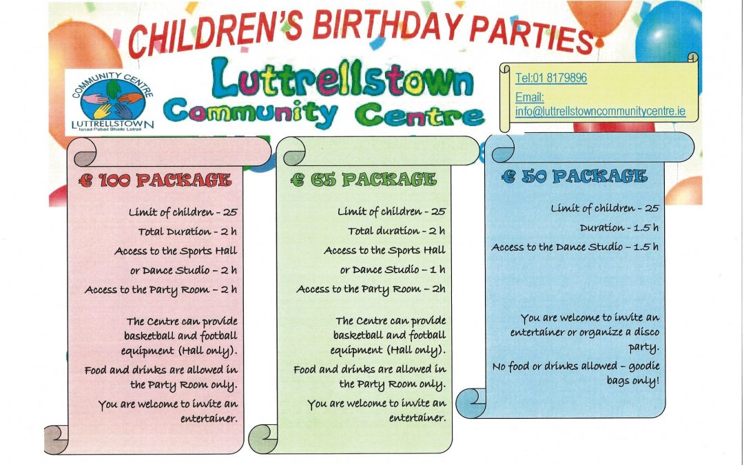 Children’s Birthday Parties